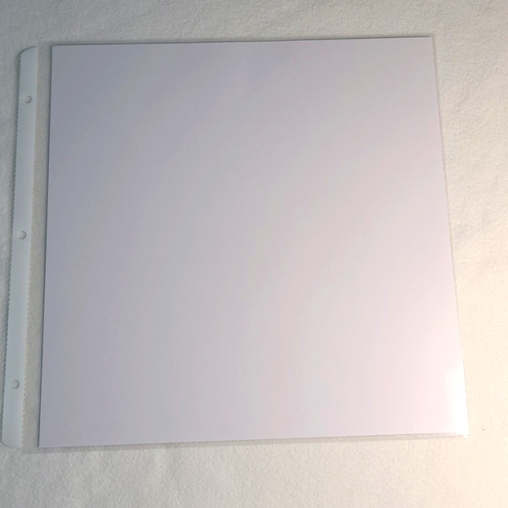 NEW 12" x 12" Scrapbook Page Protectors 25 Top Load Extension Post Acid Free - Picture 5 of 5